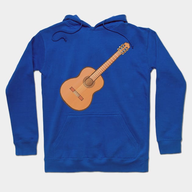 Classical guitar Hoodie by ElectronicCloud